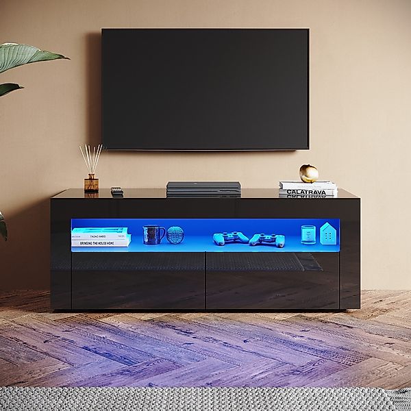 SONNI TV-Schrank TV-Schränke mit LED Beleuchtung günstig online kaufen
