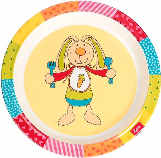 Sigikid Teller »Kinderbunt, Hase Rainbow Rabbit« günstig online kaufen