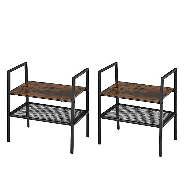 KOMFOTTEU Standregal mit 2 Ebenen, 2-tlg., günstig online kaufen