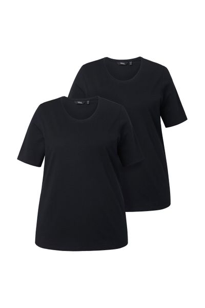 Ulla Popken T-Shirt T-Shirt Rundhalsausschnitt Regular günstig online kaufen