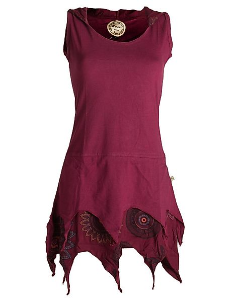 Vishes Tunikakleid Zipfelige Elfentunika Lagenlook Blumen günstig online kaufen