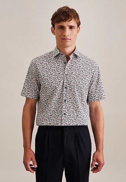 seidensticker Businesshemd "Regular" Regular 1/2 Kentkragen Floral günstig online kaufen