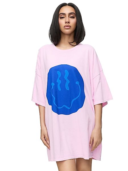 Worldclassca T-Shirt Worldclassca Oversized Print SMILE T-Shirt Sommer Ober günstig online kaufen