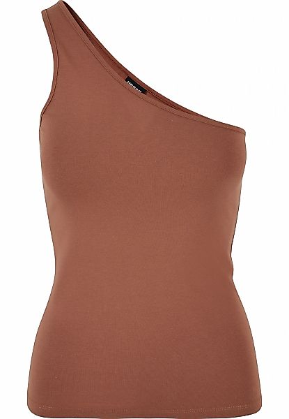 URBAN CLASSICS Tanktop "Urban Classics Damen Ladies Asymmetric Top" 1 Stk. günstig online kaufen