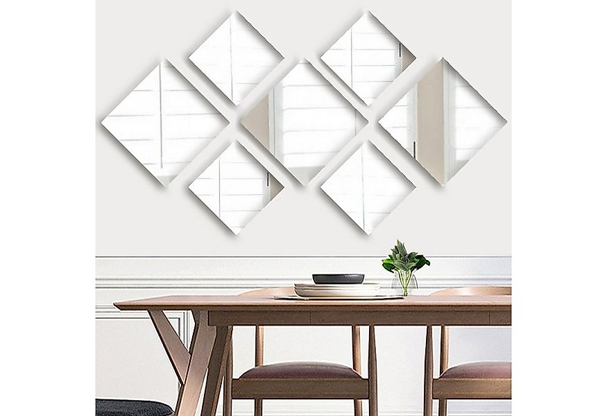 Skye Decor Wandspiegel 100% GLASS, 20 x 20 cm (4 Pieces) R1113 (7-St) günstig online kaufen