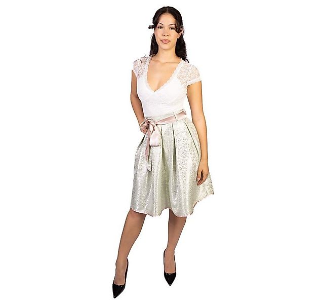 Trachtl Trachtenrock Magdalena Trachtenrock Mint/Rosa günstig online kaufen