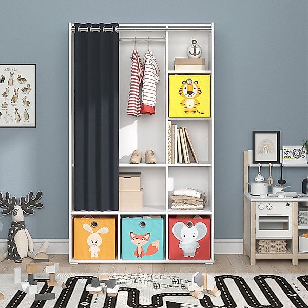 Vicco Kleiderschrank Luigi, Weiß, 105.8 x günstig online kaufen