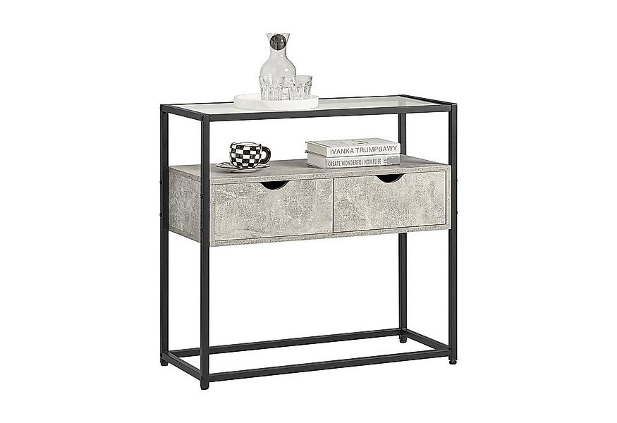 SoBuy Konsolentisch FSB54, schmal Flurtisch Sideboard Beistelltisch Sofatis günstig online kaufen