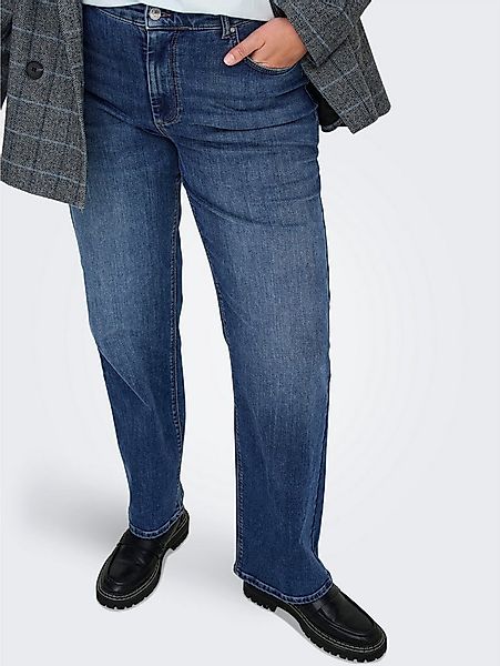 ONLY CARMAKOMA Straight-Jeans CARWILLY MID STRAIGHT DNM TAI021 günstig online kaufen