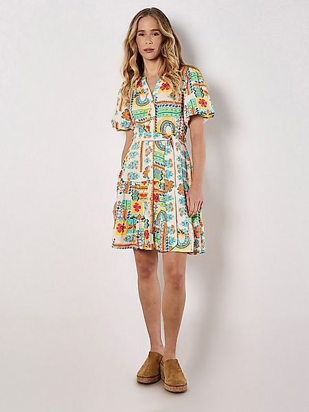 Apricot Druckkleid günstig online kaufen