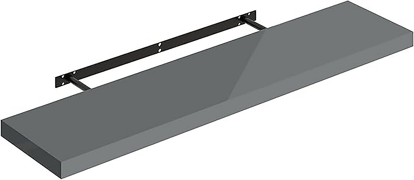 Woltu Wandregal, 1-tlg., hochglänzend Wandboard Schweberegal CD DVD Regal günstig online kaufen