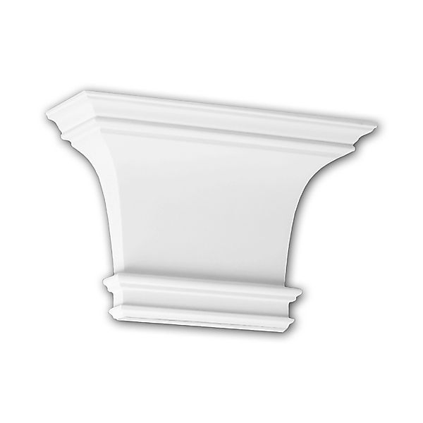 PROFHOME 121003 Pilaster Kapitell Zierelement Flachsäule Wandsäule, 35,5 cm günstig online kaufen