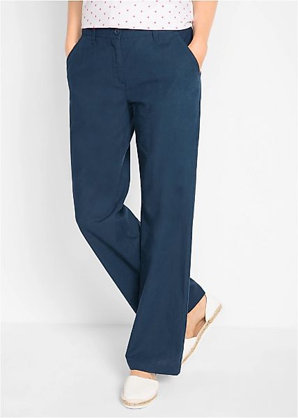 bonprix Leinenhose Webhose aus Leinen-Baumwoll-Mix günstig online kaufen