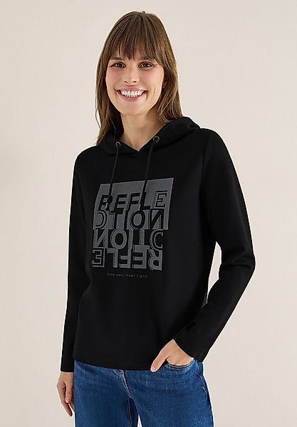 CECIL Langarmshirt mit schimmerndem Folienprint günstig online kaufen