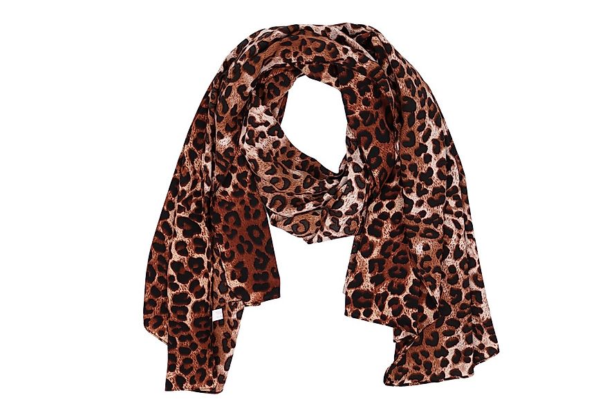 MIRROSI Modeschal Weicher & Leicht Großes Schal, ca.70x170cm, CHIFFON, (Leo günstig online kaufen