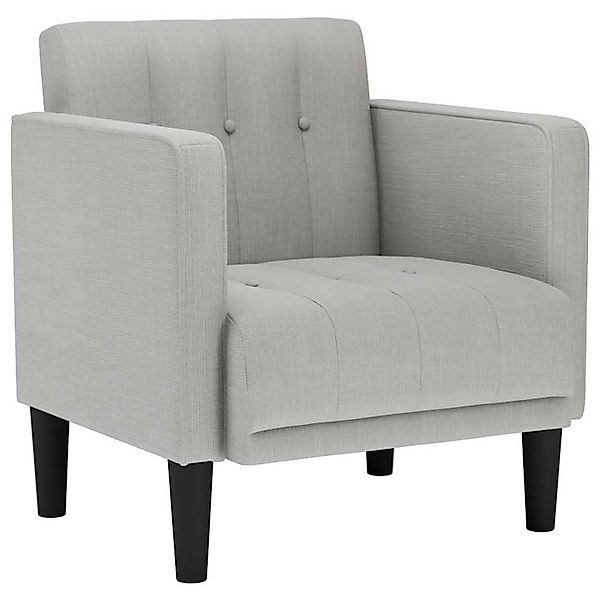 vidaXL Sessel mit Armlehnen Wolkengrau 53 cm Stoff 4100551 günstig online kaufen