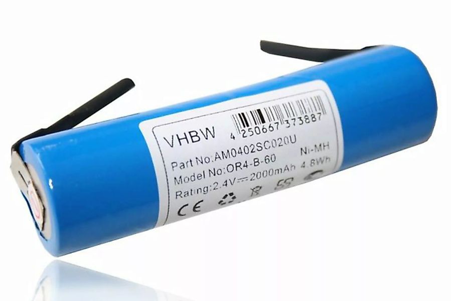 vhbw kompatibel mit Ariete Grati Käsereibe Akku NiMH 2000 mAh (2,4 V) günstig online kaufen