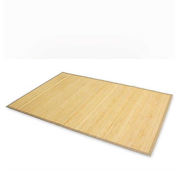 Homestyle4u Teppich Bambusteppich Matte Bambus Läufer Vorleger Küche eckig günstig online kaufen