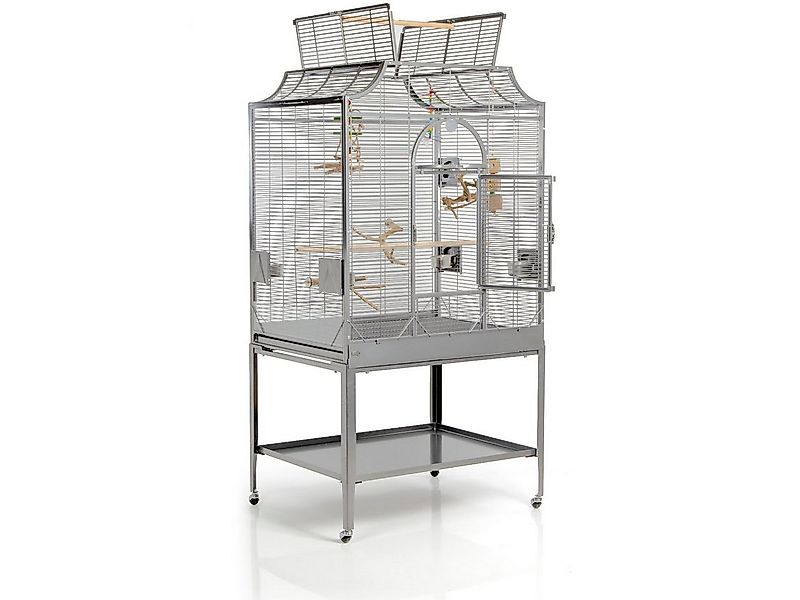 Montana Cages Vogelkäfig Madeira III - Platinum, Käfig, Voliere für Sittich günstig online kaufen