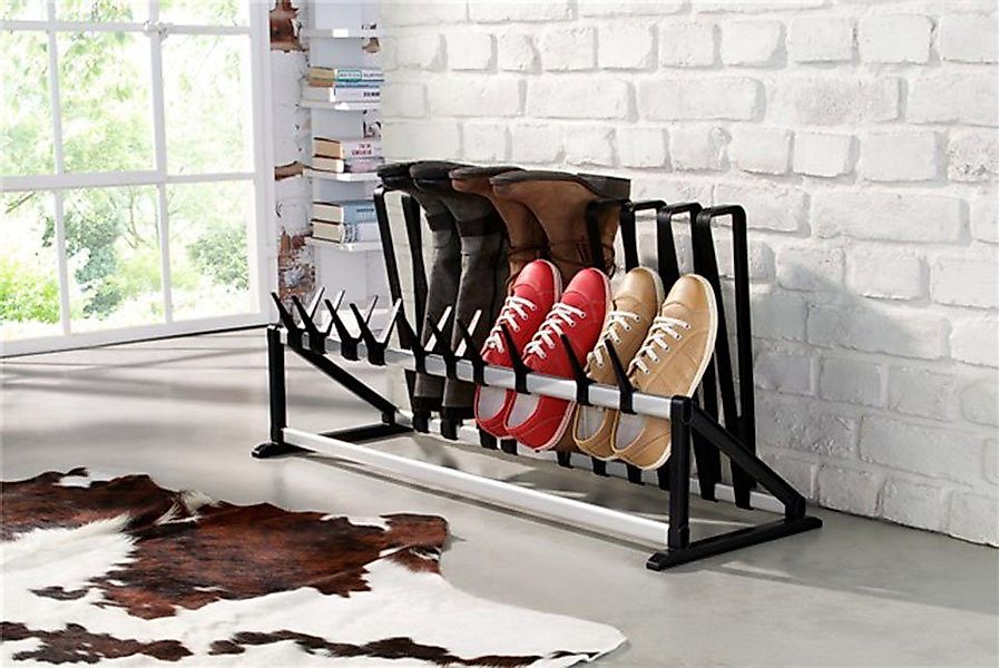 Ruco Schuhregal Aluminium/Kunststoff, ausziehbar von 60-105 cm günstig online kaufen