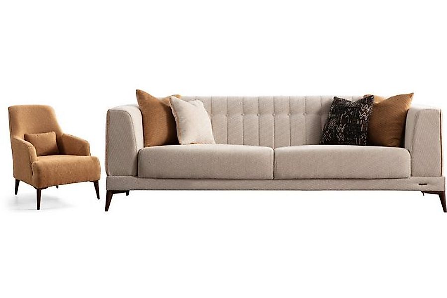 Villa Möbel Polstergarnitur Aaron, (Set, 2-tlg), Hand Made Qualtiy, moderne günstig online kaufen