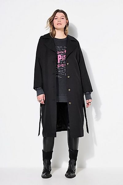 Studio Untold Wintermantel Trenchcoat A-Line Reverskragen günstig online kaufen