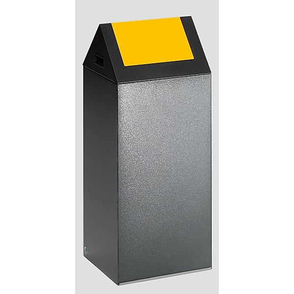 PROREGAL Selbstlöschender Wertstoffsammler Spitz Mit Einwurfklappe 60 Liter günstig online kaufen