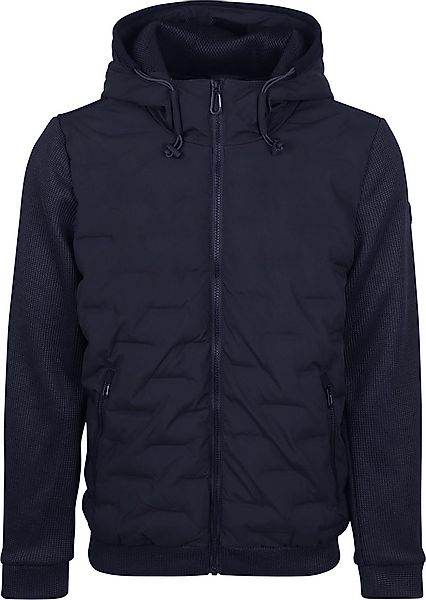 No Excess Jacke Knitted Sleeve Navy - Größe M günstig online kaufen