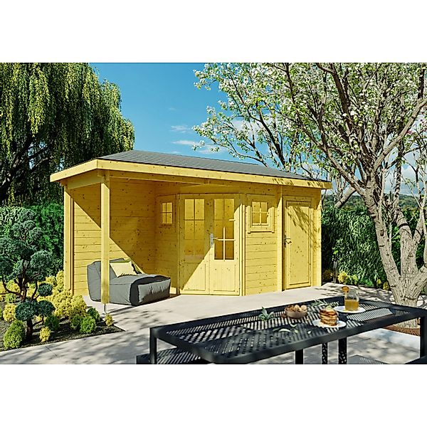 Fjordholz 5-Eck Gartenhaus Modell Evelyn 1E Kiefer Imprägniert günstig online kaufen