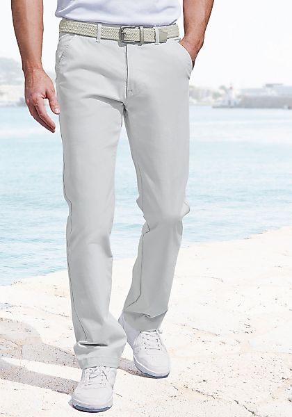 John Devin Chinohose "regular-fit", aus elastischer Baumwoll-Qualität günstig online kaufen