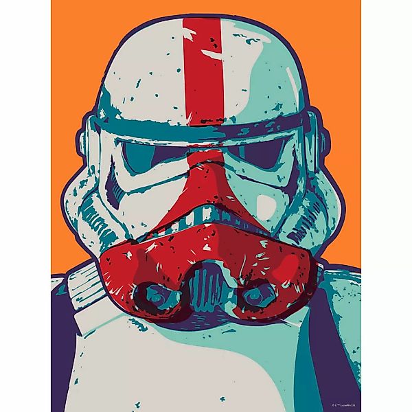 Komar Poster Mandalorian Pop Art Stormtrooper Disney B/L: ca. 30x40 cm günstig online kaufen