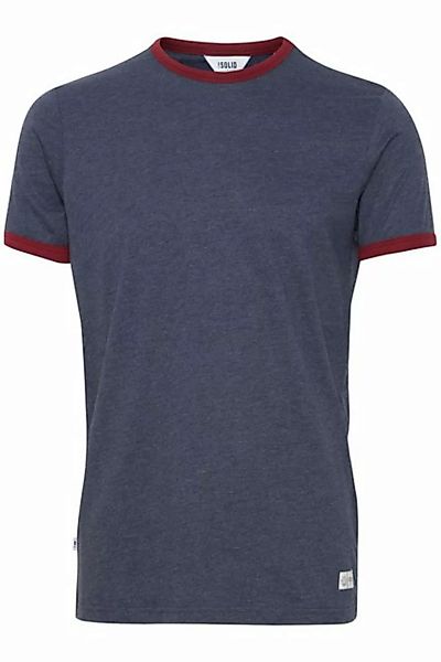 !Solid Rundhalsshirt SDManoldo T-Shirt mit farblich abgesetztem Kragen und günstig online kaufen