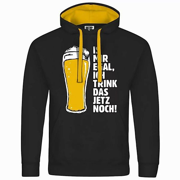 deinshirt Kapuzenpullover Herren Kapuzenpullover Is mir egal ich trink das günstig online kaufen