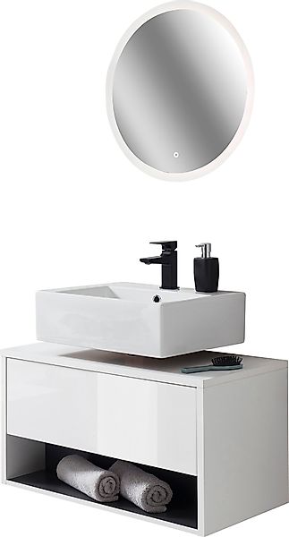 Home affaire Badmöbel-Set "Studio Line, Bad im modernen Design, 2-teiliges günstig online kaufen