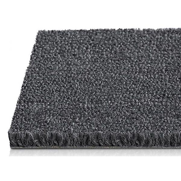 Karat Fußmatte Premium-Kokosmatte Grau, verschiedene Größen, günstig online kaufen