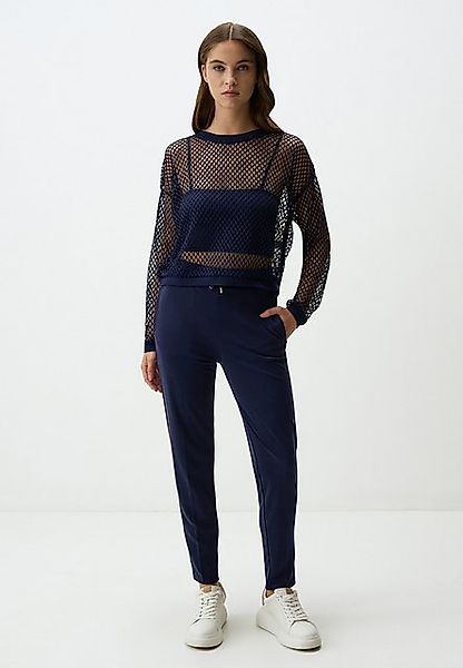 Jimmy Key Strickhose Gerader Schnitt Normales Bein Hohe Taille Jersey Hose günstig online kaufen