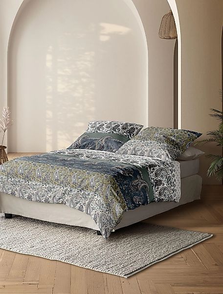 Irisette Bettwäsche "Wave 8507" 2 tlg. anschmiegsam und atmungsaktiv günstig online kaufen