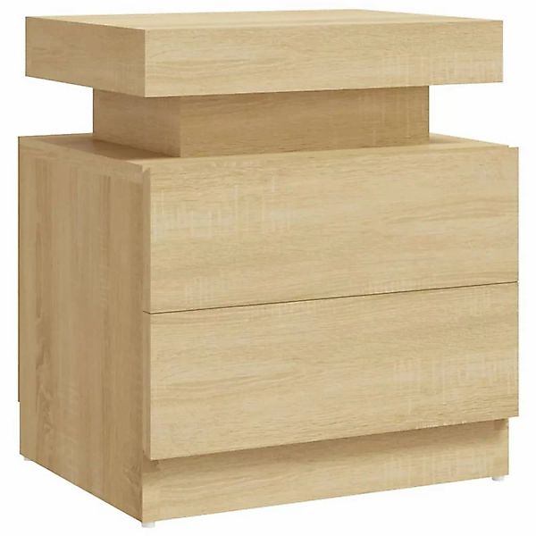 vidaXL Nachttisch Sonoma-Eiche 45x35x52 cm Holzwerkstoff günstig online kaufen