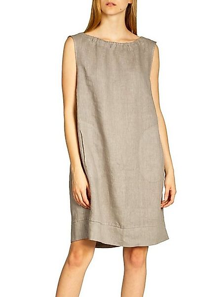 Caspar Sommerkleid SKL017 lässiges knielanges Damen Sommer Leinenkleid figu günstig online kaufen