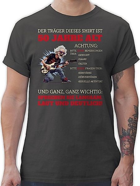 Shirtracer T-Shirt Alter Sack 50 - Der Träger dieses Shirt ist 50 Jahre 50. günstig online kaufen
