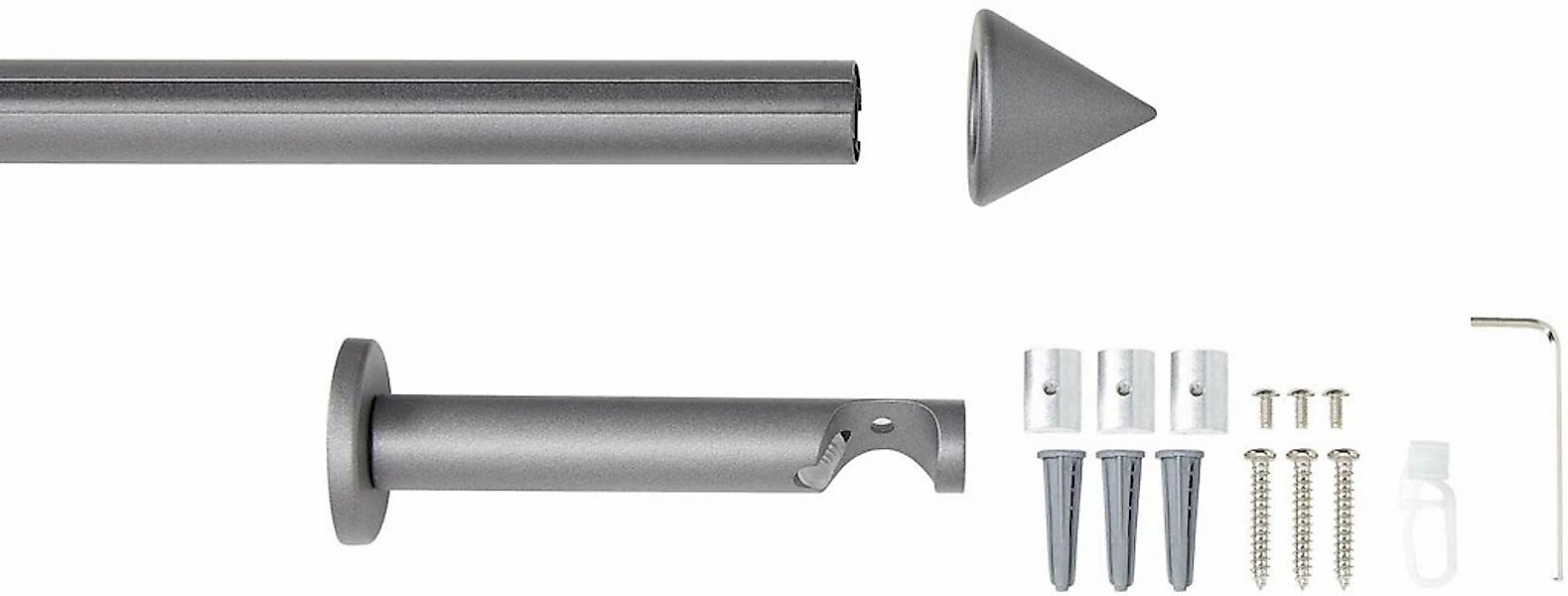 Good Life Innenlaufschiene "Punta" Ø 20 mm 1 läufig-läufig Fixmaß günstig online kaufen
