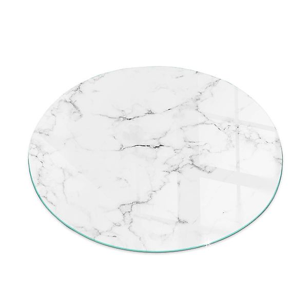 Tulup Bodenschutzplatte Weiß Marmormuster, Schutzplatte aus günstig online kaufen