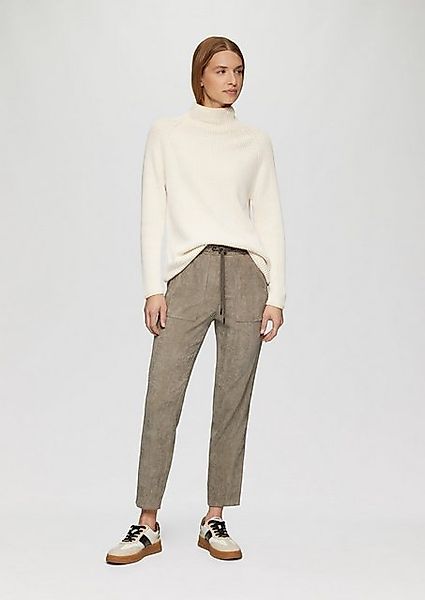s.Oliver 7/8-Hose Jogpants aus Feincord mit Elastikbund Gummizug günstig online kaufen