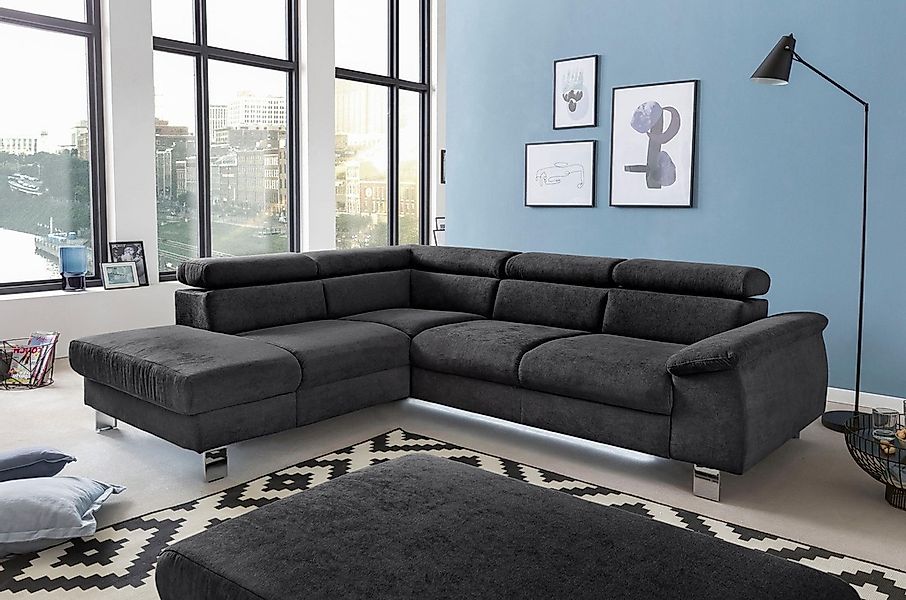 COTTA Polstergarnitur "Komaris L-Form", (Set), Set bestehend aus: Ecksofa m günstig online kaufen