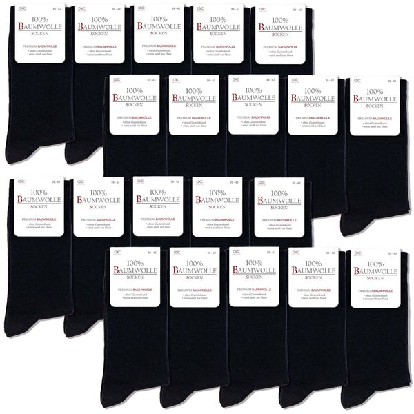 OCCULTO Businesssocken Herren 100% Baumwollsocken 6er günstig online kaufen