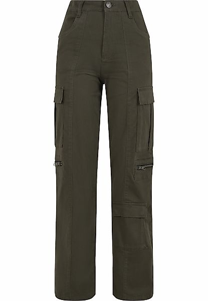 URBAN CLASSICS Stoffhose "Urban Classics Ladies Loose Utility Stretch Twill günstig online kaufen