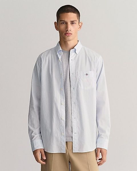 Gant Langarmhemd REG POPLIN STRIPE SHIRT günstig online kaufen