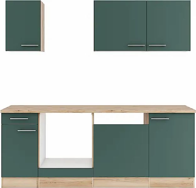 OPTIFIT Küche »Bella« Breite 210 cm, wahlweise mit E-Geräten günstig online kaufen