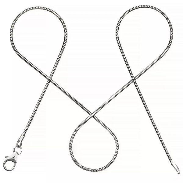 Schlangenkette 925 Sterling Silber (1,2mm Breit) Halskette Ohne Anhänger günstig online kaufen