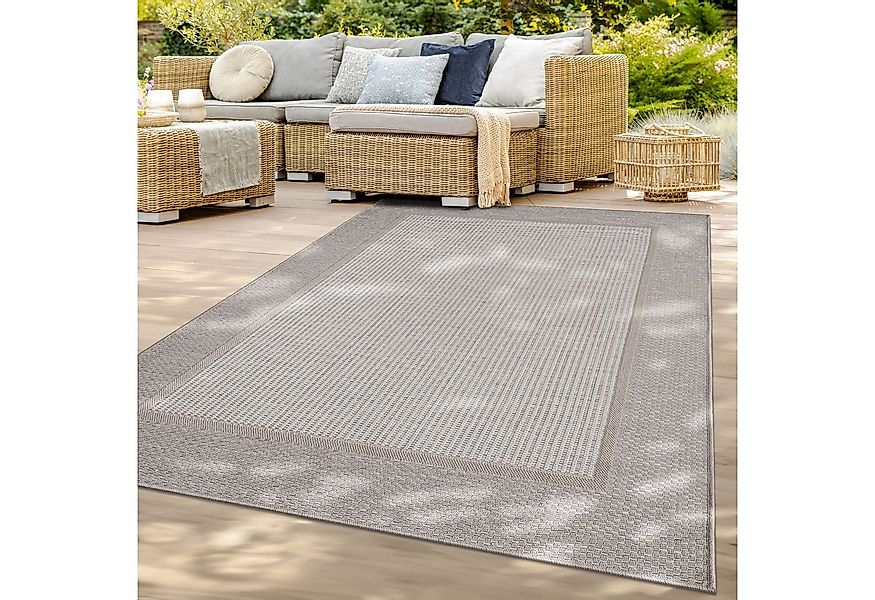 TT Home Teppich, rechteckig, Höhe: 4 mm, Balkon Garten Esszimmer Skandinavi günstig online kaufen